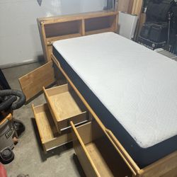 Twin Captains Bed Set $150 obo