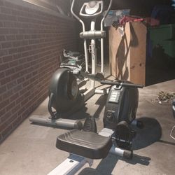 Elliptical / Rowing Exercise Machine