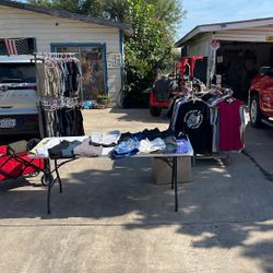 YARD SALE! MENS/BOYS SCHOOL CLOTHES/RUNNING SHORTS 