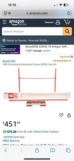 Function Movement Screen Test Kit