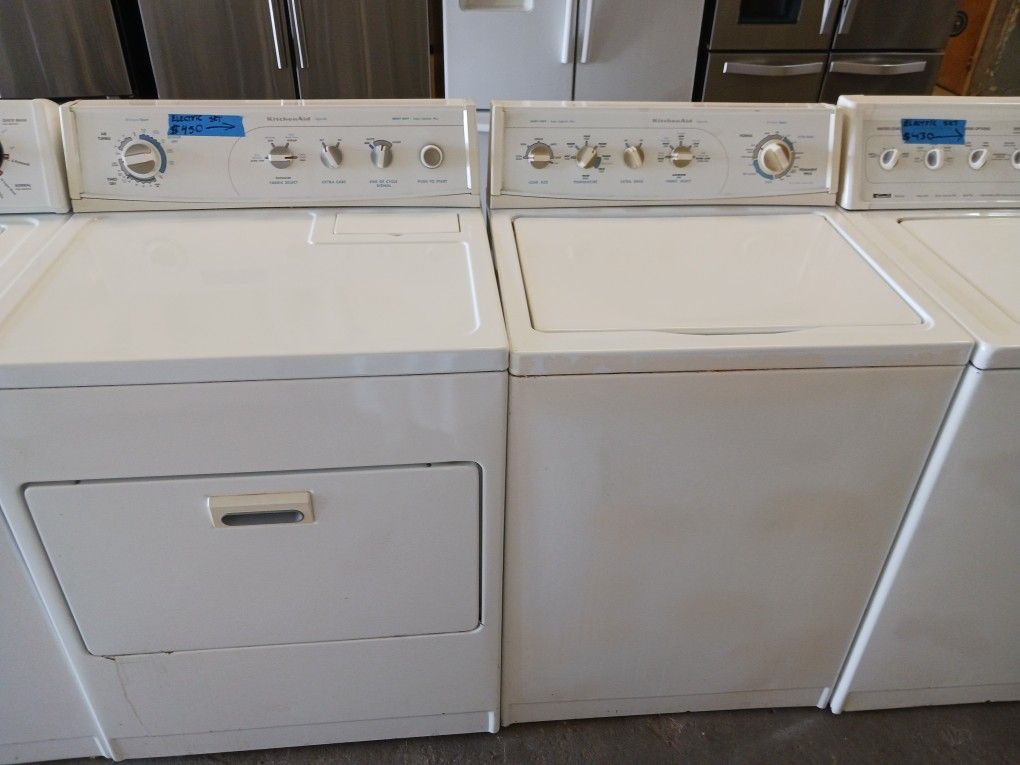 Kitchen Aid ELECTRIC Set WASHER And Dryer 