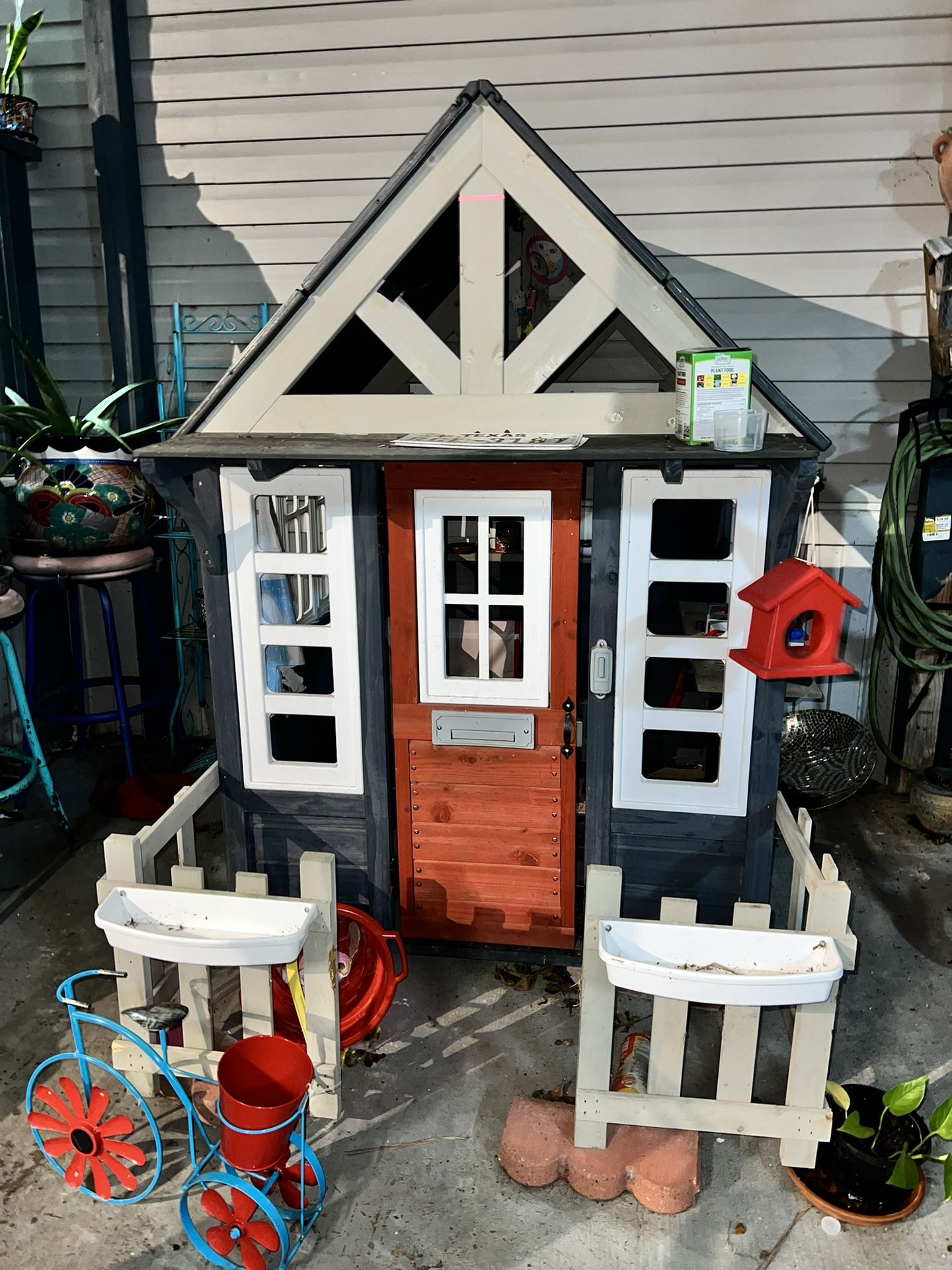 Kids Big Wooden Play House