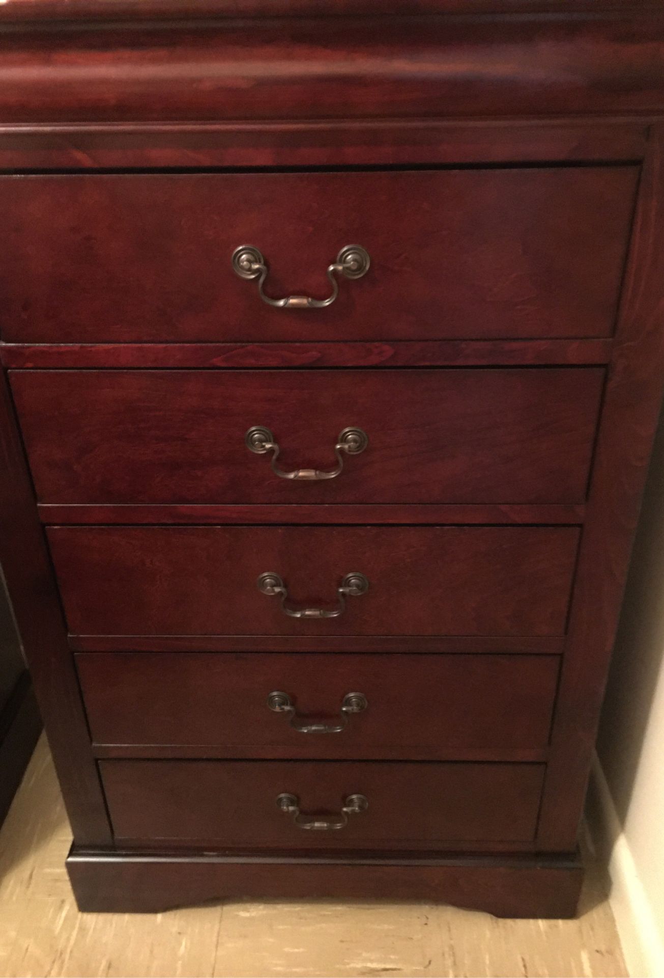 Chest and dresser with mirror $160 for both pieces