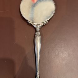 Sterling Silver, Antique Hand Mirror
