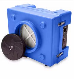 B-Air 1/3 HP 2.5 Amp HEPA Air Scrubber Purifier for Water Damage Restoration Negative Air Machine in Blue