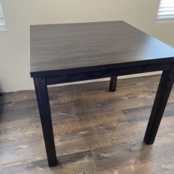 Bernards Expresso Pub Table With Metal Brackets