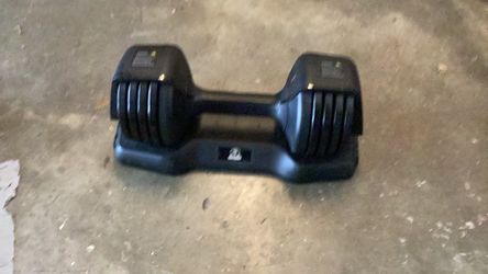 Adjustable Dumbbell with Base Tray 25 pounds