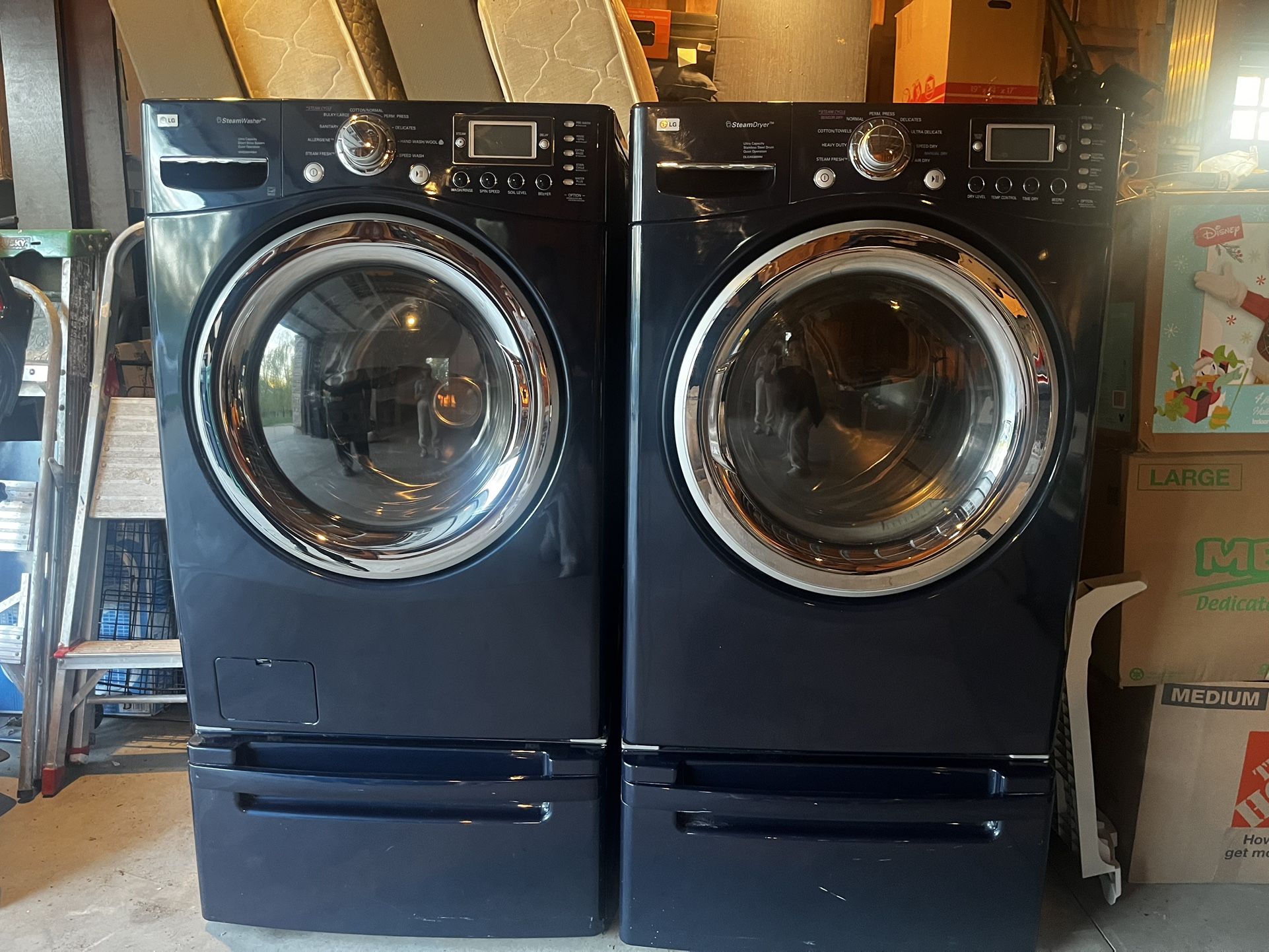 Washer and dryer