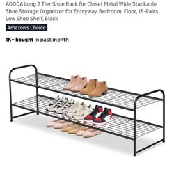 Shoe rack (18 Pairs)