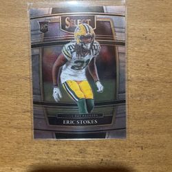 2021 SELECT ERIC STOKES ROOKIE CARD 