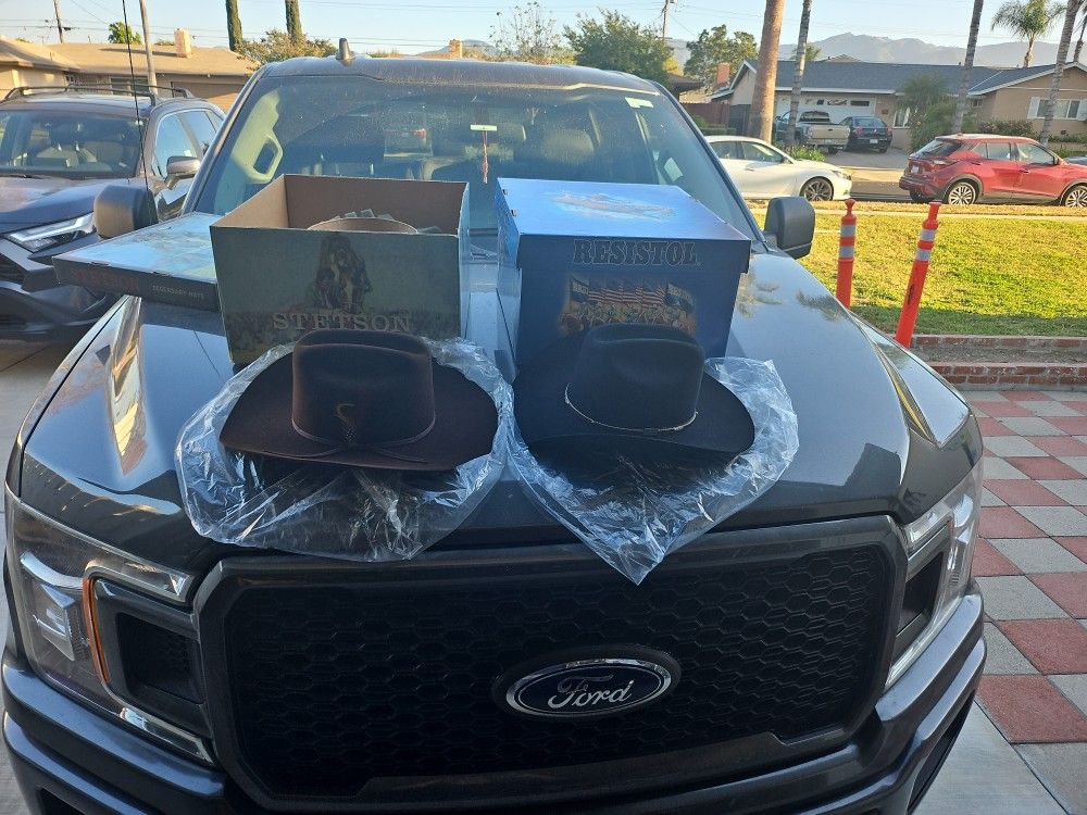 Tejanas Stetson Y Resistol 71/8 y 7/14 300 Dolares por las 2