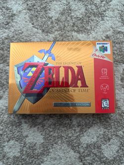 Zelda ocarina of time collector’s edition for nintendo 64