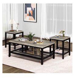 3-Piece Coffee and End Table Set
