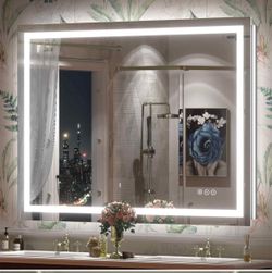 48x36” UL Certified LED Anti-Fog Tempered Hlass Bathroom Mirror - brand new