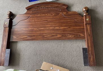 Vintage Queen Bed Headboard