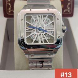 ✅, full Moisanaite diamond✅, diamond tester certified ✅, automatic movement ✅ Sapphire glass✅