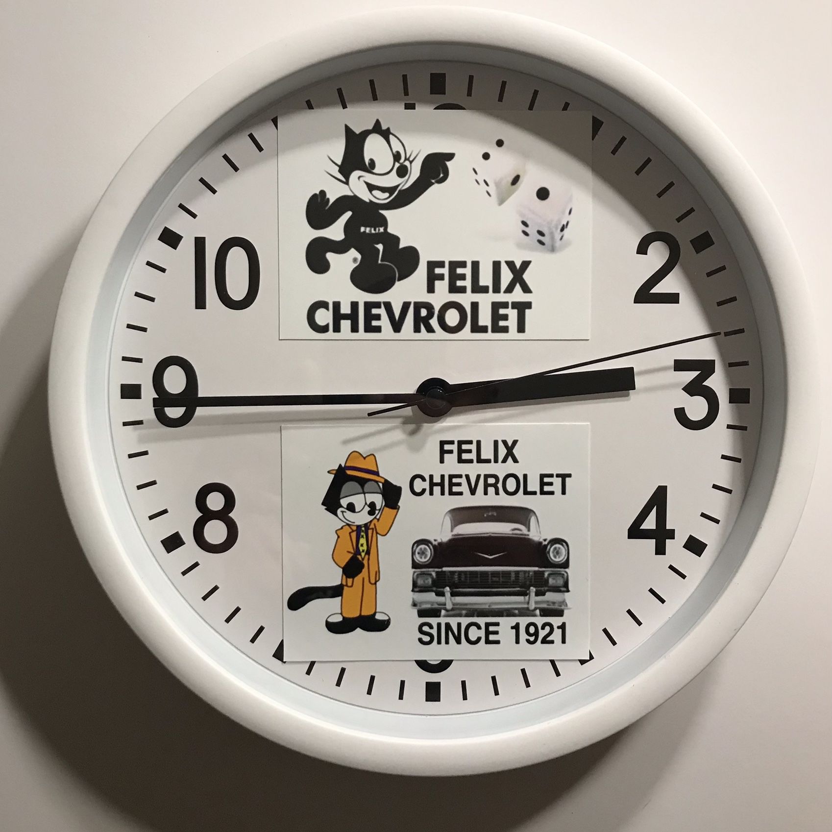 Acrylic Wall Clock – Heavys Chevys