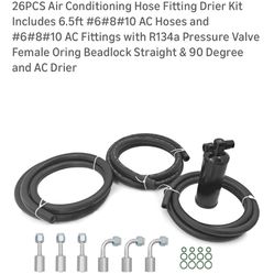 Air Conditioner Hose Fitting Drier Kit 