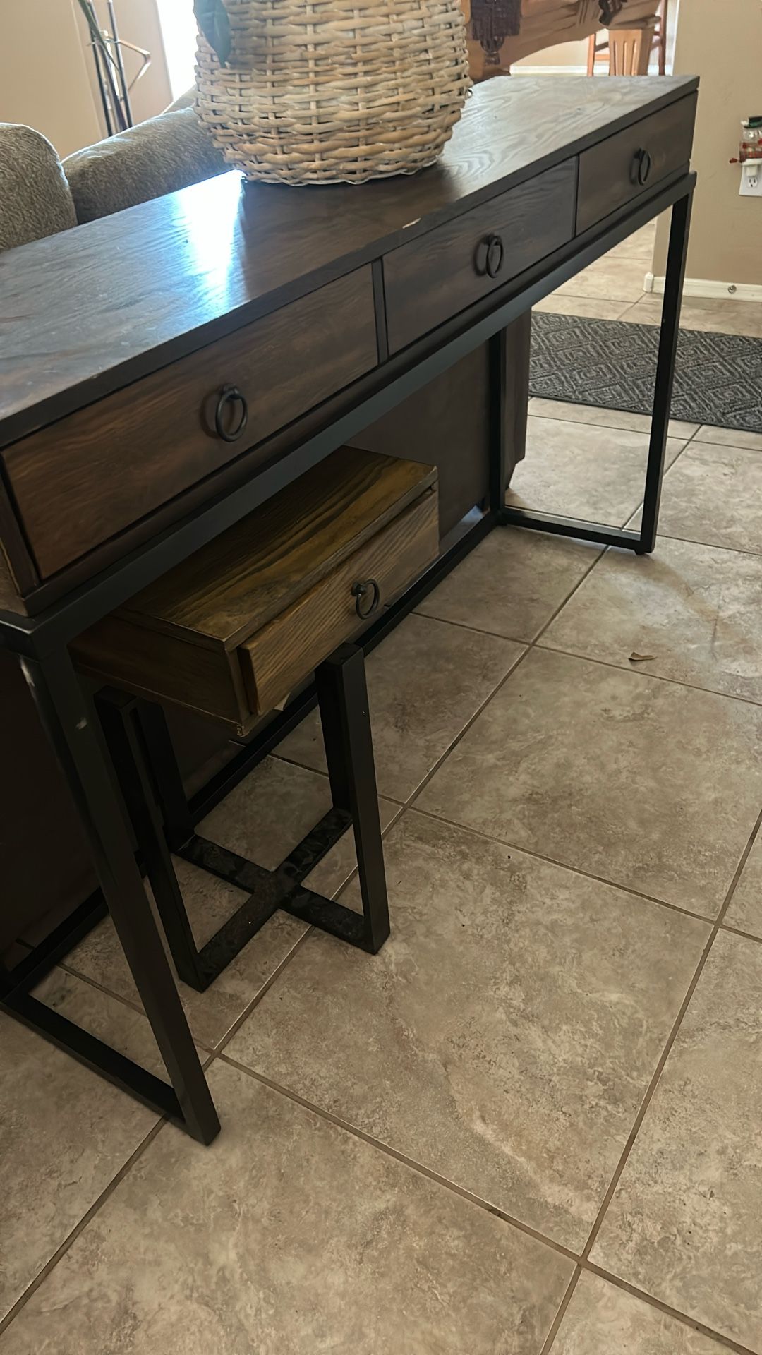 Night Stand And Console Table Set