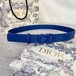 Dior CD Frosted Belt Blue