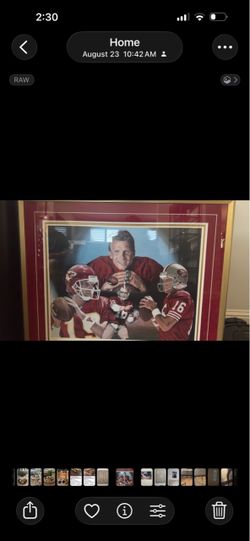 Joe Montana art work