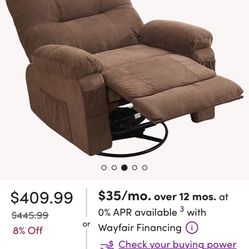 Brand New Swivel Recliner Chairs