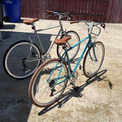 2 Beach Cruiser Bikes With 7 Gears