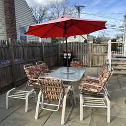 Patio Table Set With Pillows ONLY  *MUST GO TODAY*