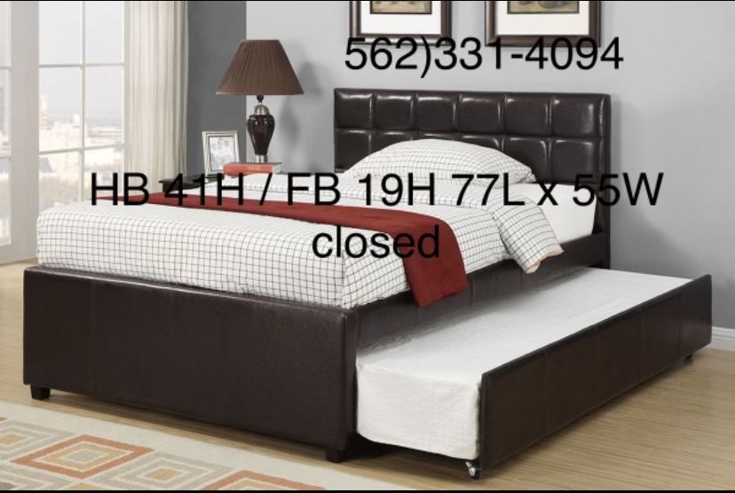 Trundle Twin Bed with Full Size bed on Top