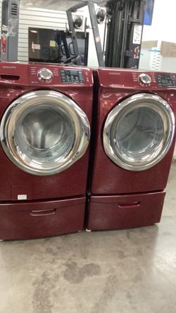 Samsung front load washer and dryer electric set