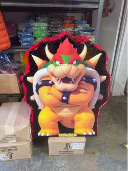 Bowser Mario figure piñata