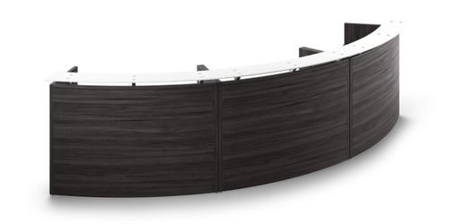 Forza Glass Curved Reception Station – From $700 📦 Florida
