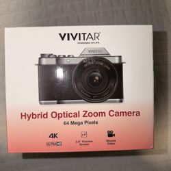 Vivitar 4K Digital Camera — 64MP — Retail $179 — Brand New 