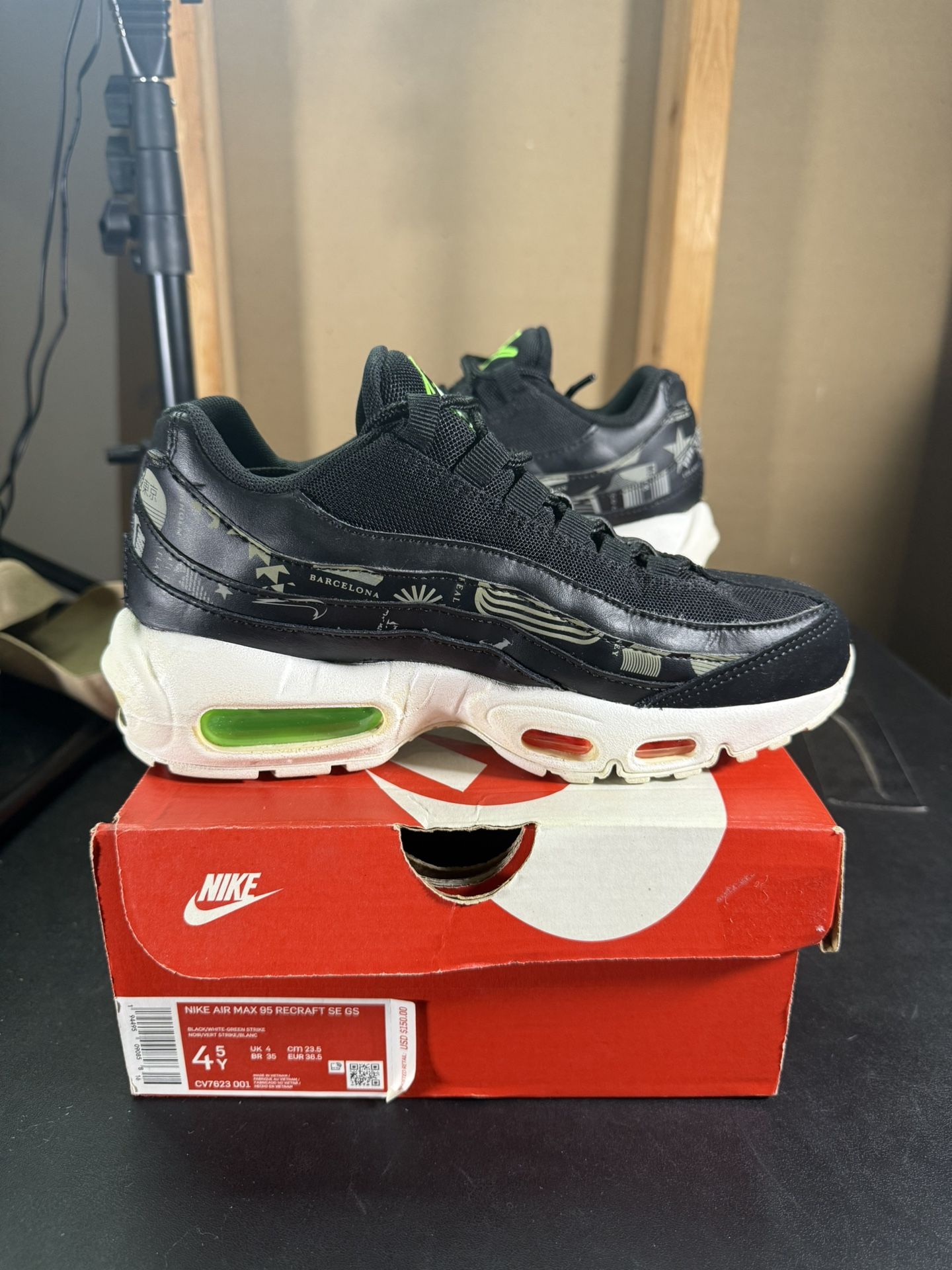 Nike Air Max 95 Worldwide Pack Black size