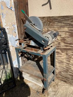 Saw cut metal