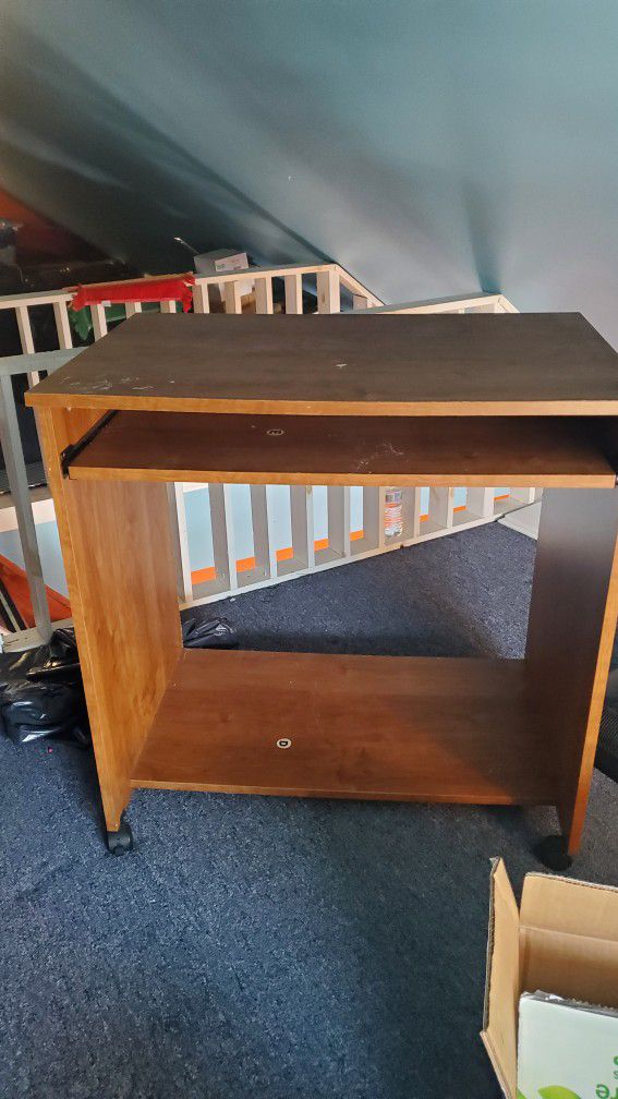 Small Wood Desk 