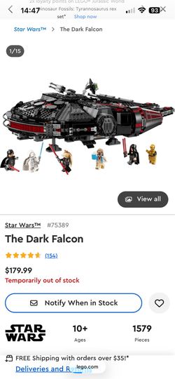 Dark Falcon Lego set unopened
