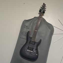 Schecter Guitar Research C-1 Platinum Electric Guitar Translucent Black