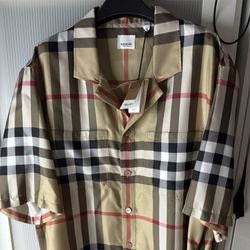 Men’s Burberry 100% Silk Shirt