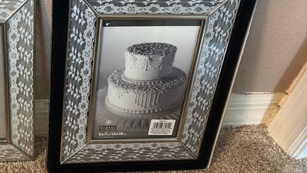 Burnes of Boston 5x7 Lace Picture Frame
