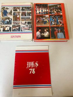 Western High School Epitaph Yearbooks Las Vegas, Nevada 1977 & 1978 + Supplement