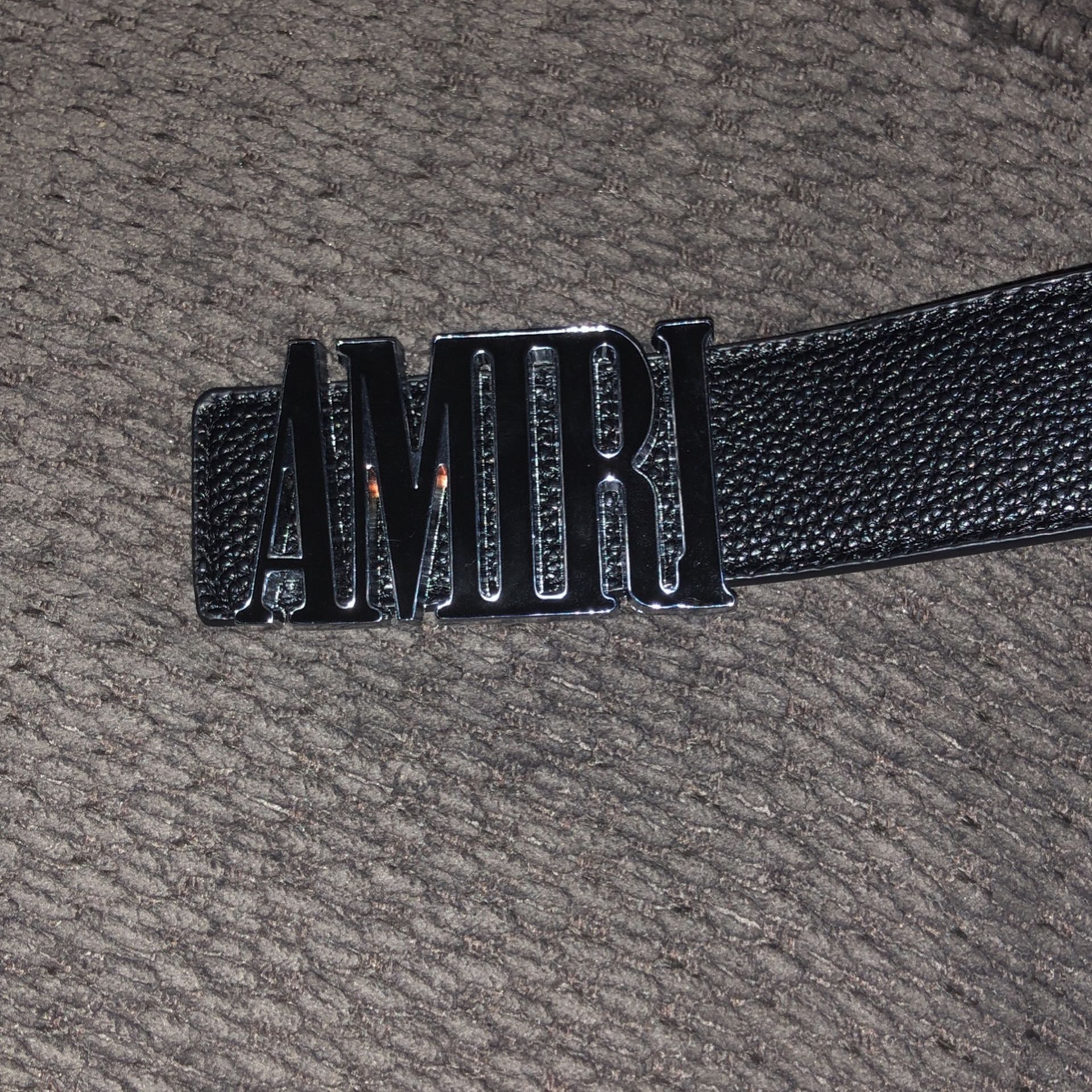 Mike Amiri belt silver and black