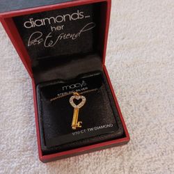 Key Diamond Pendant