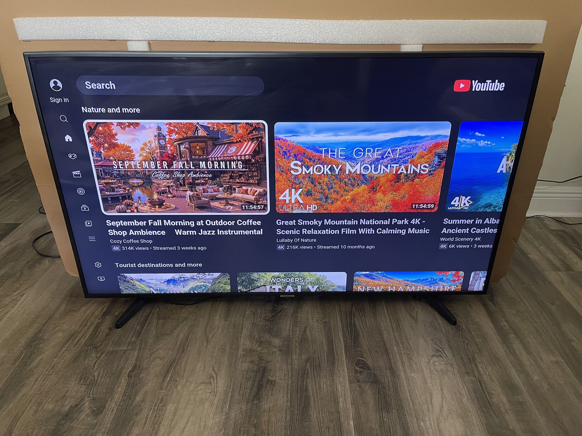 Samsung 55” Smart TV 4K With Remote Control $160 Firm On Price