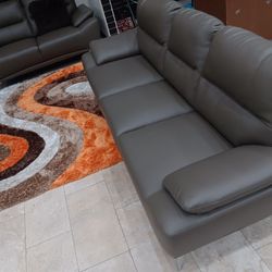 *Unreal Pricing!!!*---Contemporary Valencia Brown Leather Sofa/Loveseat Sets---Now $499!!!---Delivery And Financing😉