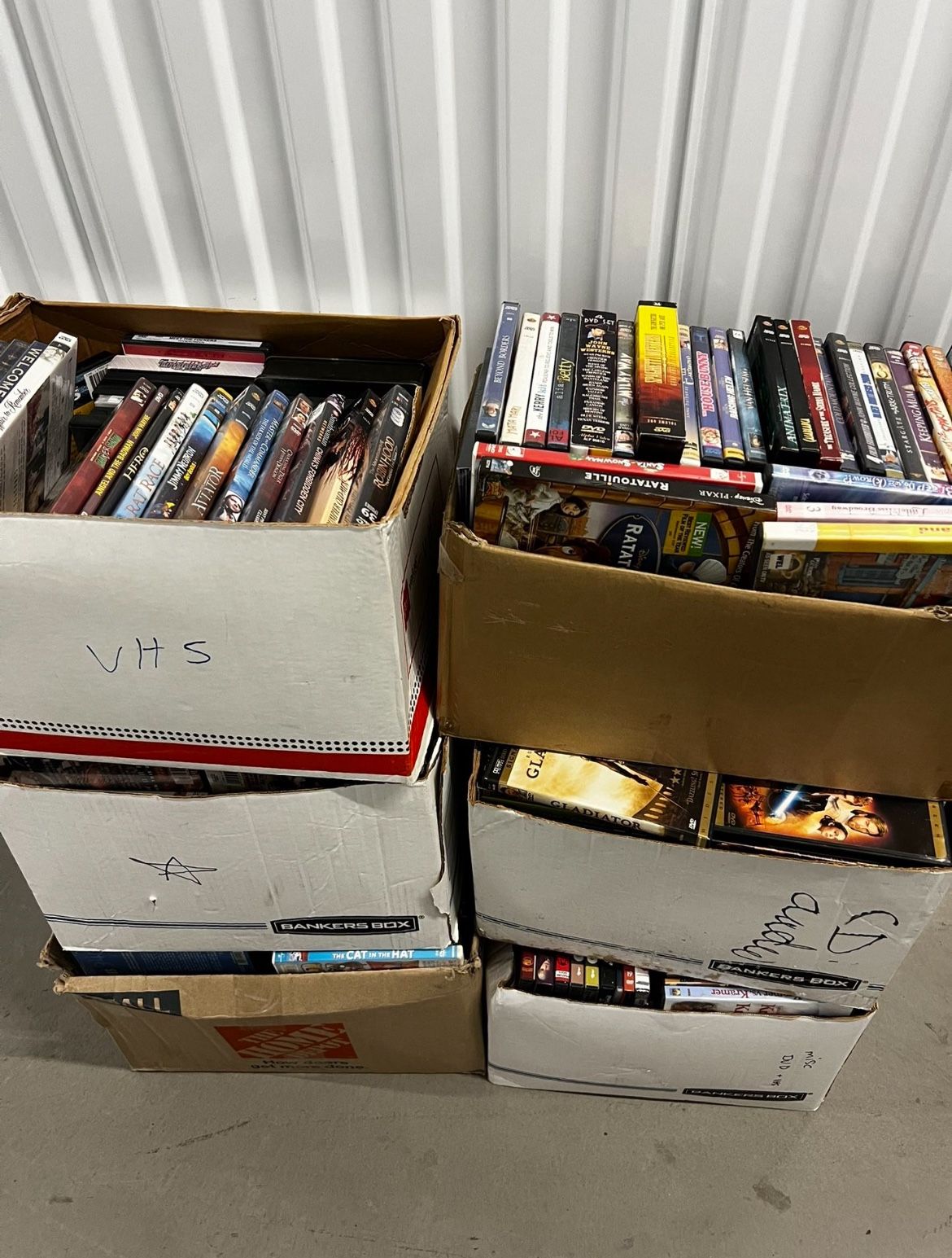 300+ DVDs