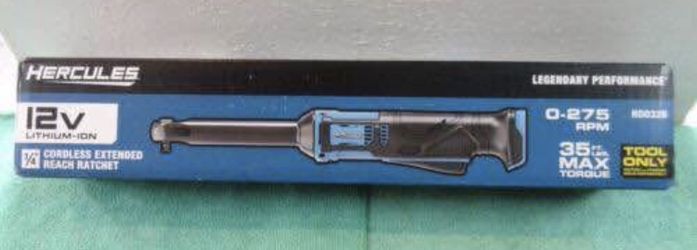 Hercules 12v Cordless 1/4” Extended Ratchet