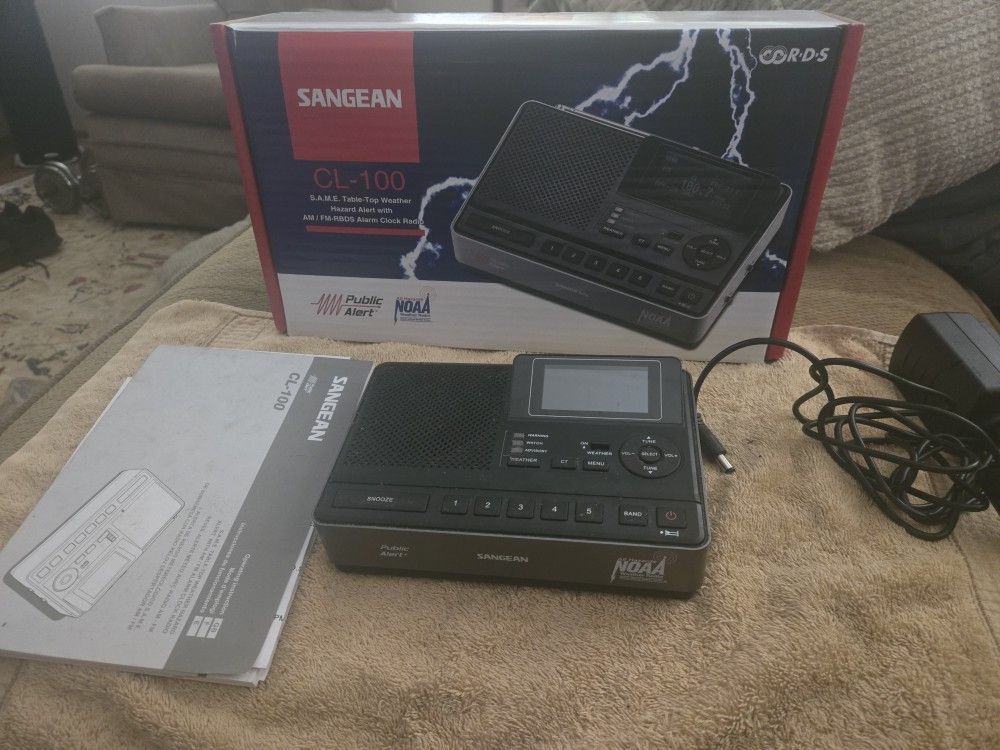 Weather Radio. AM/FM Alarm Clock Radio
