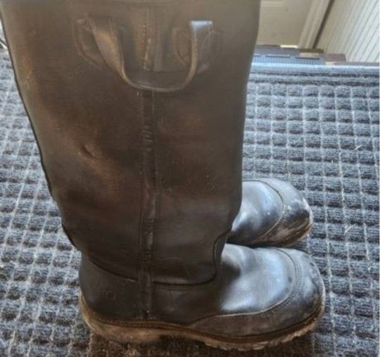 Leather Firefighter Boots