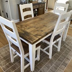 Rustic Farmhouse Kitchen Table 